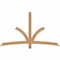 Ekena Millwork Davenport Timber Gable Bracket, Western Red Cedar, 72"W x 42"H x 1 1/2"D x 3 1/2"F, 14/12 Pitch GBW072X42X0204DAV00SWR - alternate 1